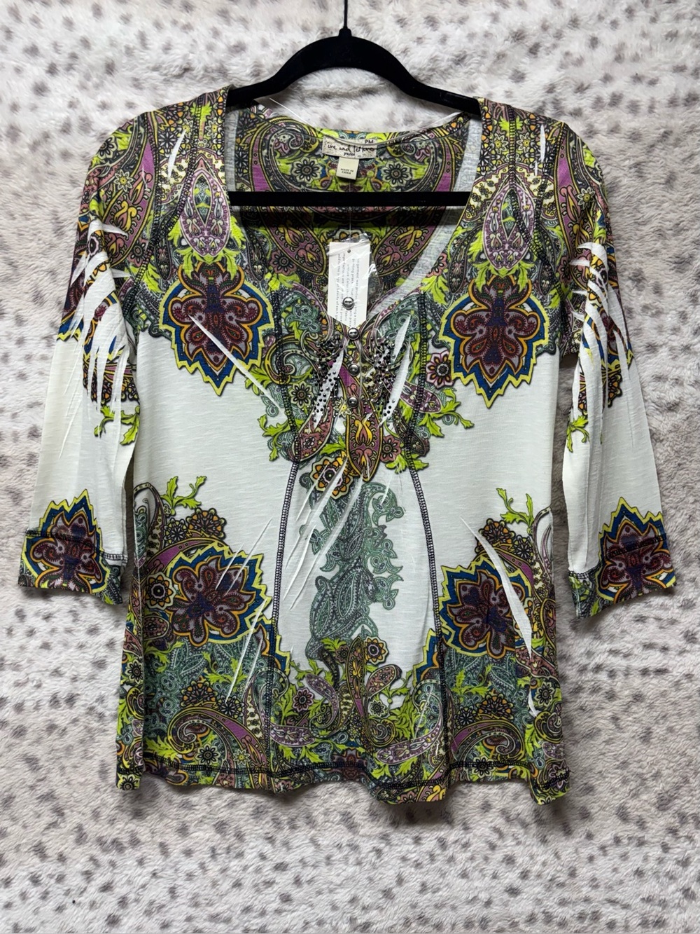 Y2K LIVE AND LET LIVE SLUB HENLEY TOP